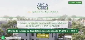 MCGM Web Design - ARCA Village Portofoliu